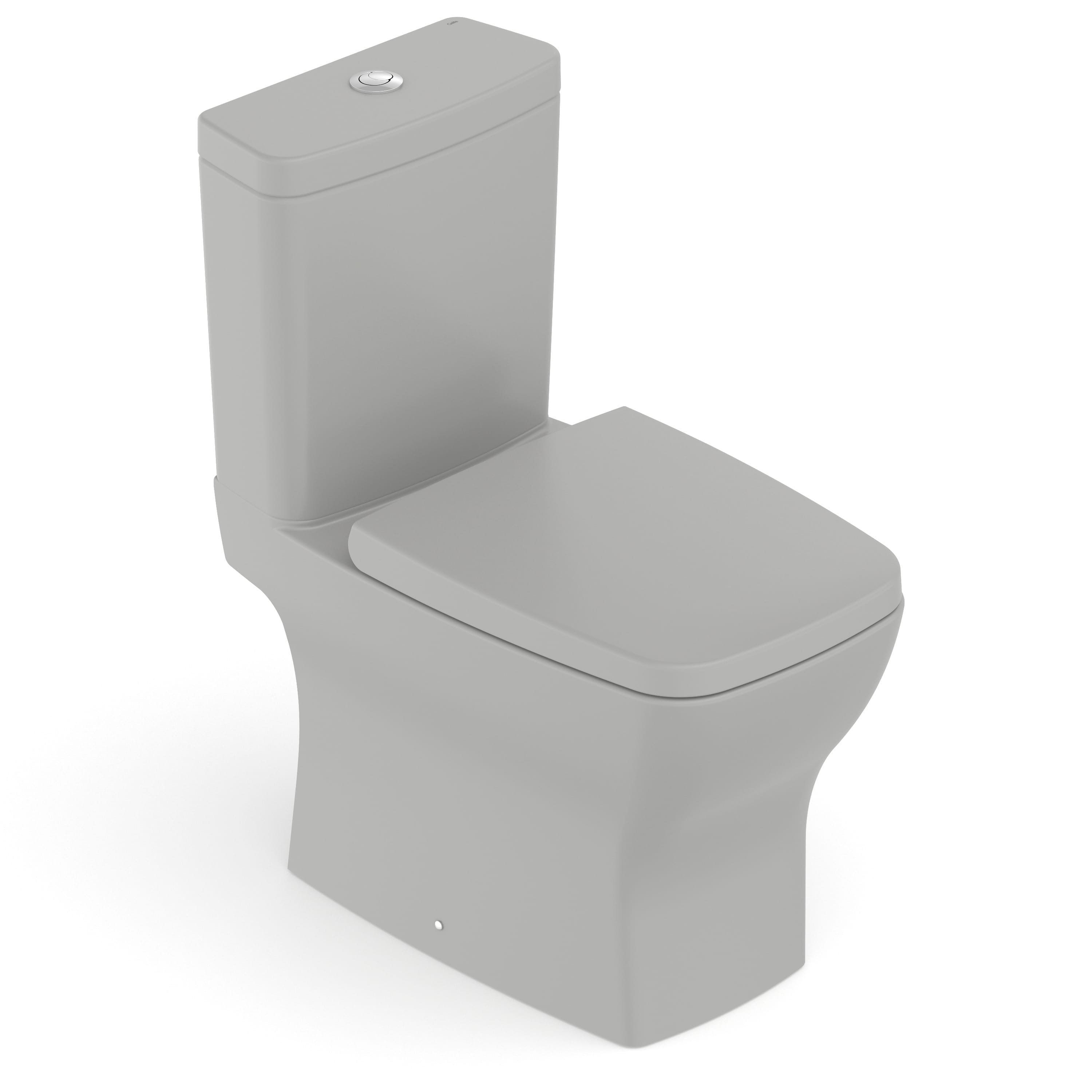 Kit de sanitario con asiento y elementos de instalación STONE BOSS 1897230071300 Celite